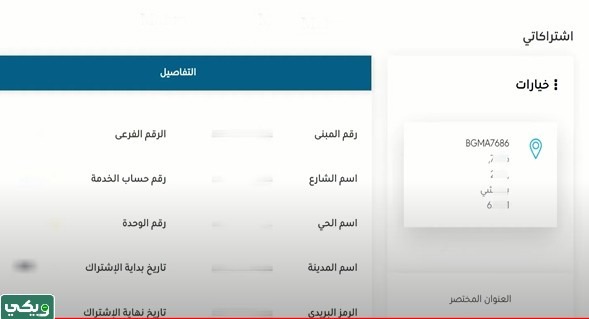 خطوات إدارة العنوان الوطني للمؤسسات