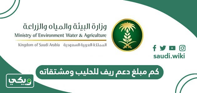 كم مبلغ دعم ريف للحليب ومشتقاته في السعودية 1447