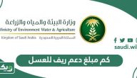 كم مبلغ دعم ريف للعسل 1447 وما هي شروط الاستحقاق للدعم