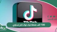 100 الف نقطة تيك توك كم تساوي؟