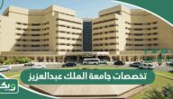 جميع تخصصات جامعة الملك عبدالعزيز