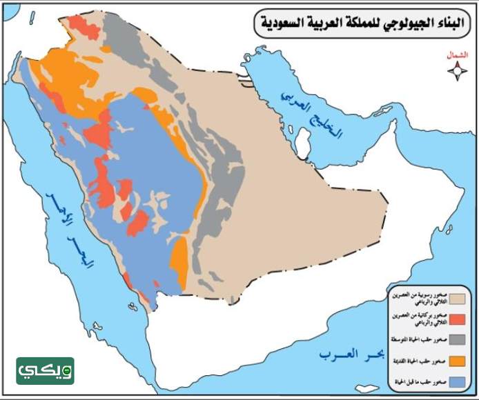 البناء الجيولوجي للمملكة العربية السعودية