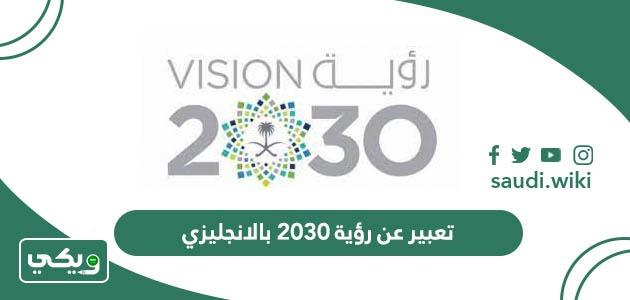 موضوع تعبير عن رؤية 2030 وأهدافها المستقبلية