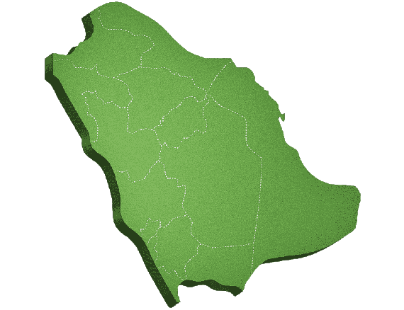 خريطة السعودية png
