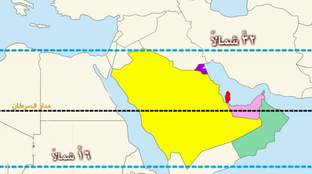 خريطة السعودية الفلكية