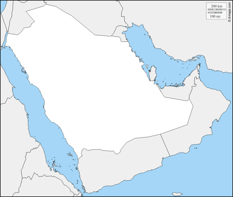 خريطة مدن المملكة العربية السعودية للأطفال