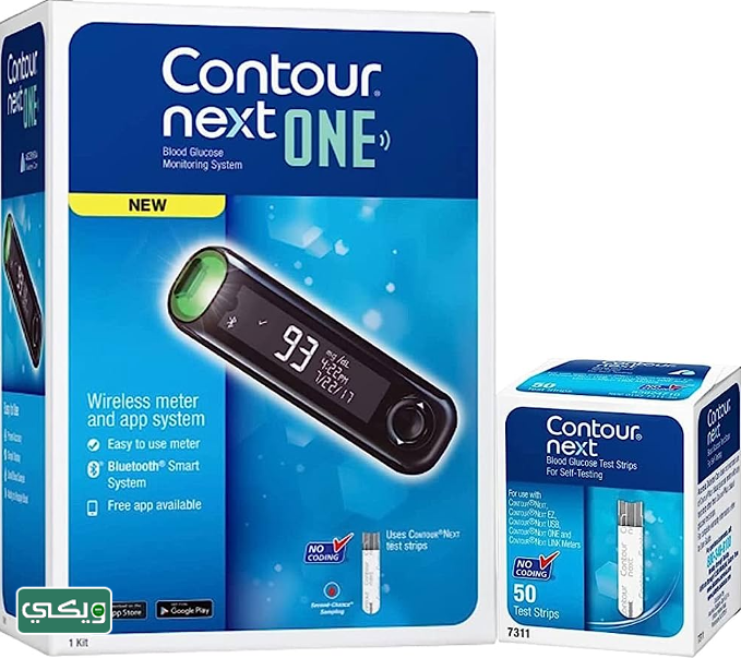 جهاز فحص السكر كنتور نيكست سمارت لايت Contour Next Smart Light