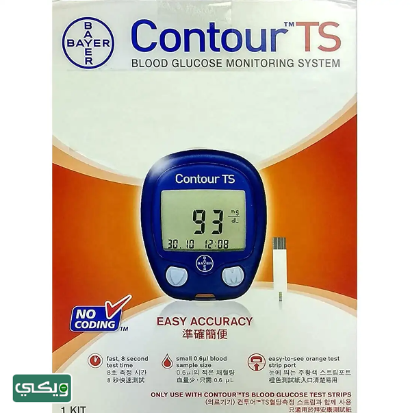جهاز فحص السكر كونتور تي اس Contour TS
