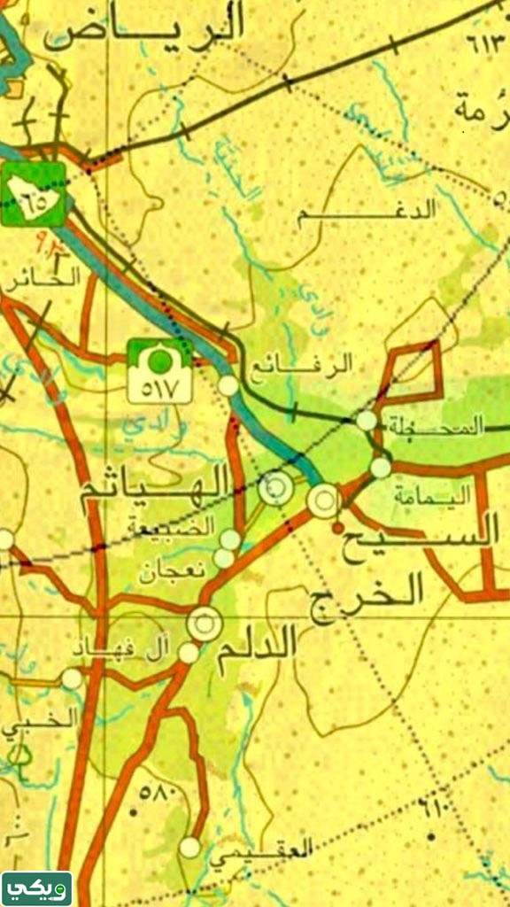 خريطة الخرج