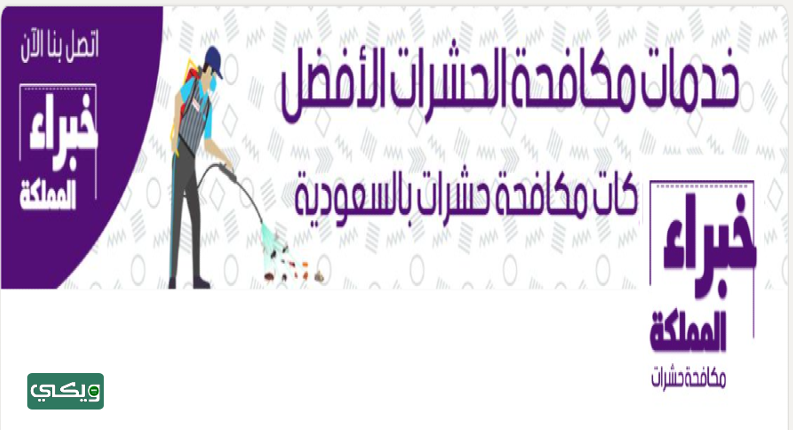 شركة خبراء المملكة لمكافحة الحشرات