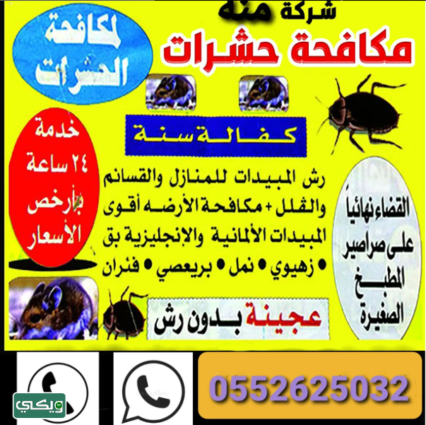 شركة منه لمكافحة الحشرات