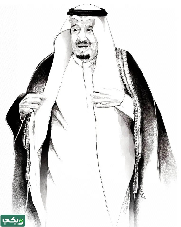 صور الملك سلمان ابيض واسود