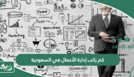 كم راتب إدارة الأعمال في السعودية 1447 والوظائف المتاحة