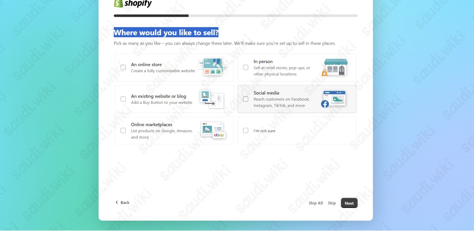 كيفية إنشاء متجر الكترونى على شوبيفاي (Shopify) الدليل الكامل