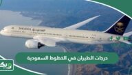 درجات الطيران في الخطوط السعودية ومميزاتها