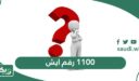 1100 رقم ايش في السعودية