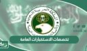 تخصصات الاستخبارات العامة السعودية