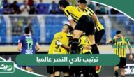 ترتيب نادي النصر عالميا 2025 حسب تصنيف الفيفا
