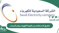 تطبيق الاستعلام عن فاتورة الكهرباء برقم الحساب 1447
