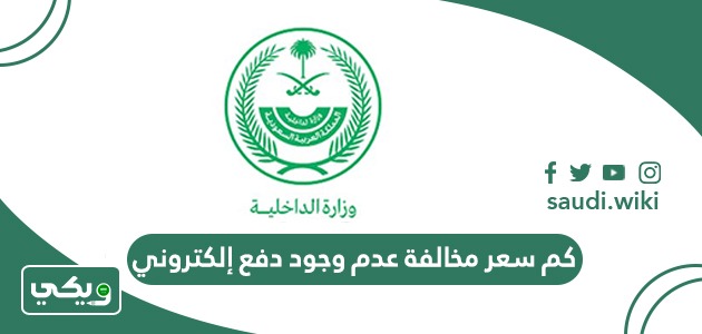 كم سعر مخالفة عدم وجود دفع إلكتروني في السعودية 2026