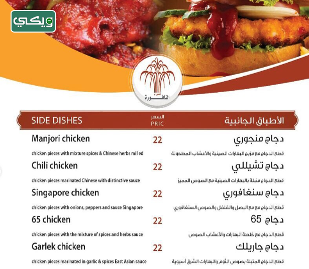مطعم اضواء النافورة