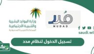 تسجيل الدخول لنظام مدد حماية الأجور السعودي