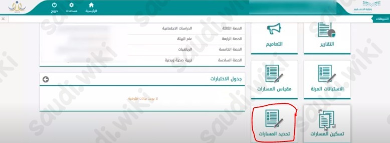 كيف اعرف مساري في نظام نور