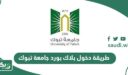 طريقة تسجيل دخول بلاك بورد جامعة تبوك