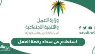 استعلام عن سداد رخصة العمل برقم الإقامة ورقم الحدود
