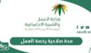 كم مدة صلاحية رخصة العمل بعد السداد