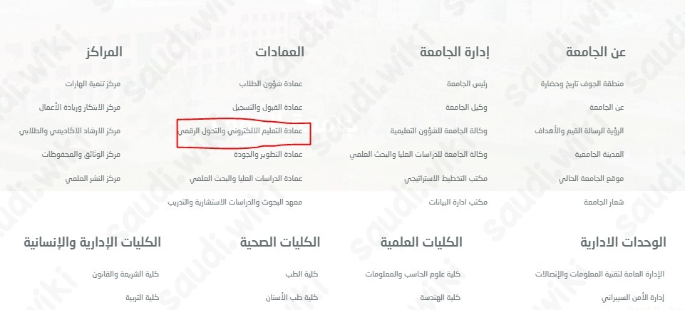 بلاك بورد جامعة الجوف