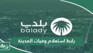رابط استعلام وفيات المدينة Amana-md.gov.sa