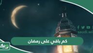 كم باقي على رمضان 2025 العد التنازلي لرمضان 1446