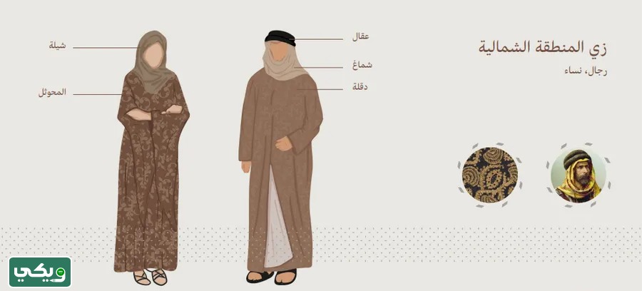 أزياء المنطقة الشمالية يوم التأسيس السعودي