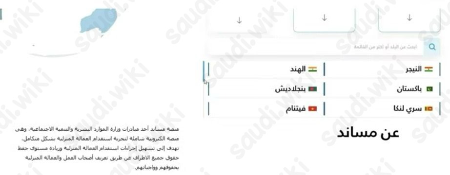 تفويض تأشيرة مساند