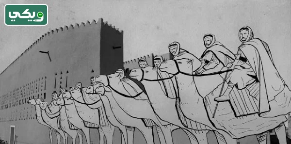 رسمة عن يوم التأسيس السعودي