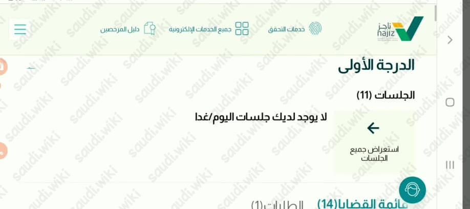 الاستعلام قضية في المحكمة الجزائية المتخصصة بالرياض