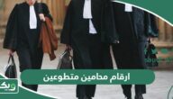 ارقام محامين متطوعين في السعودية 2025