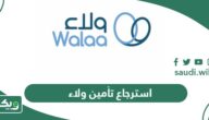 استرجاع تأمين ولاء أون لاين