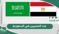 كم عدد المصريين في السعودية